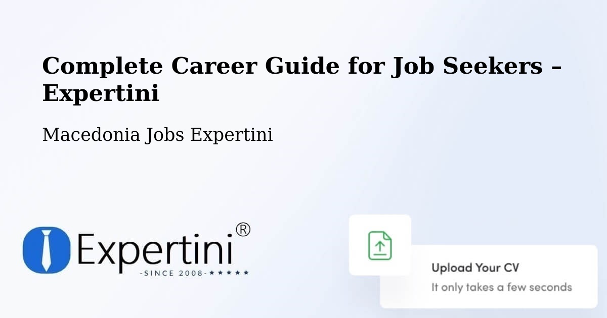 Career Guide for Job Seekers – Butel - Butel, Macedonia Jobs Expertini